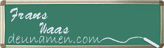 Frans Waas Visitenkarte